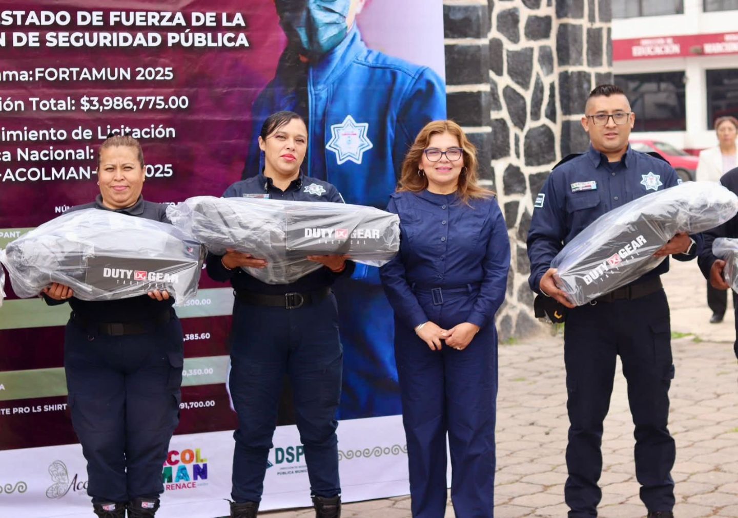 Recibe Policía Municipal de Acolman en el Edoméx, nuevo Equipamiento de ...