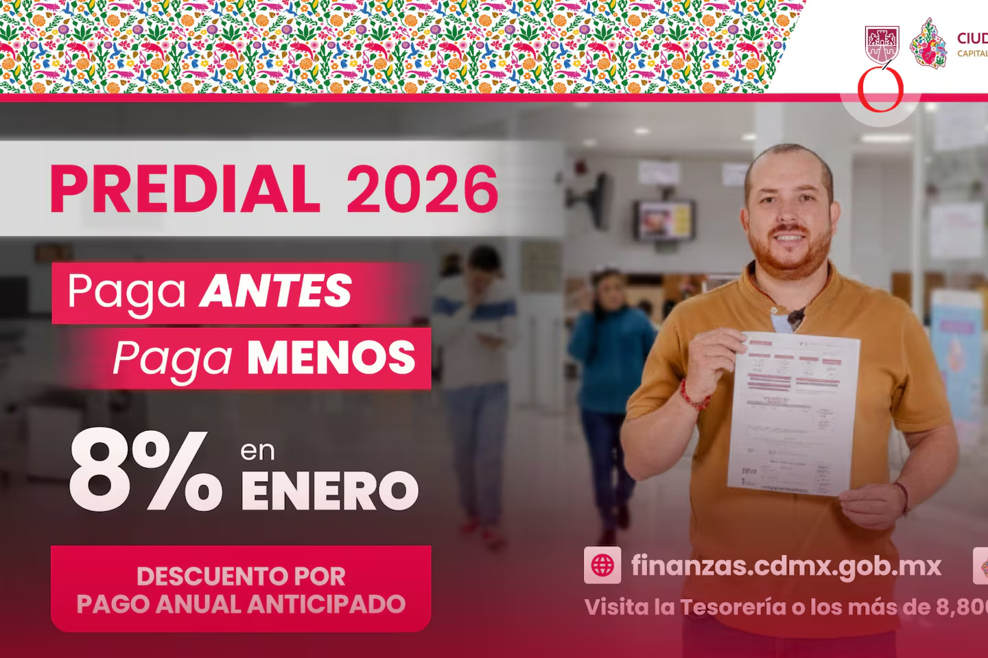 Hasta marzo se puede pagar con descuento el impuesto predial 2026 en la ...