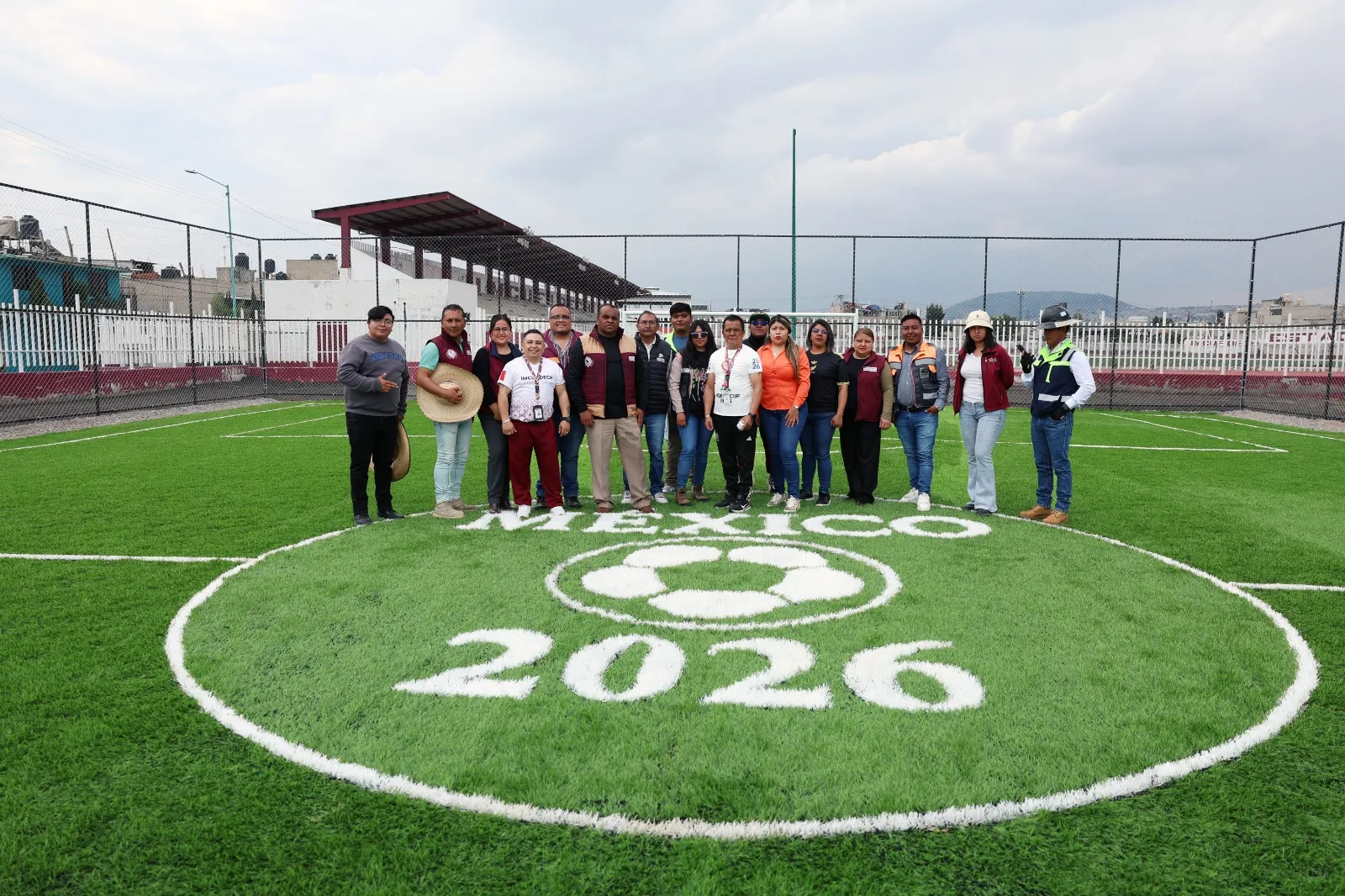 En Chimalhuacán se suma al Mundial 2026 con nueva cancha que impulsará ...